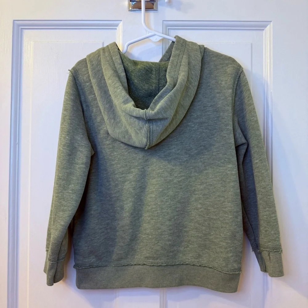 Old Navy Green Hoodie Soft Knit Relaxed Fit